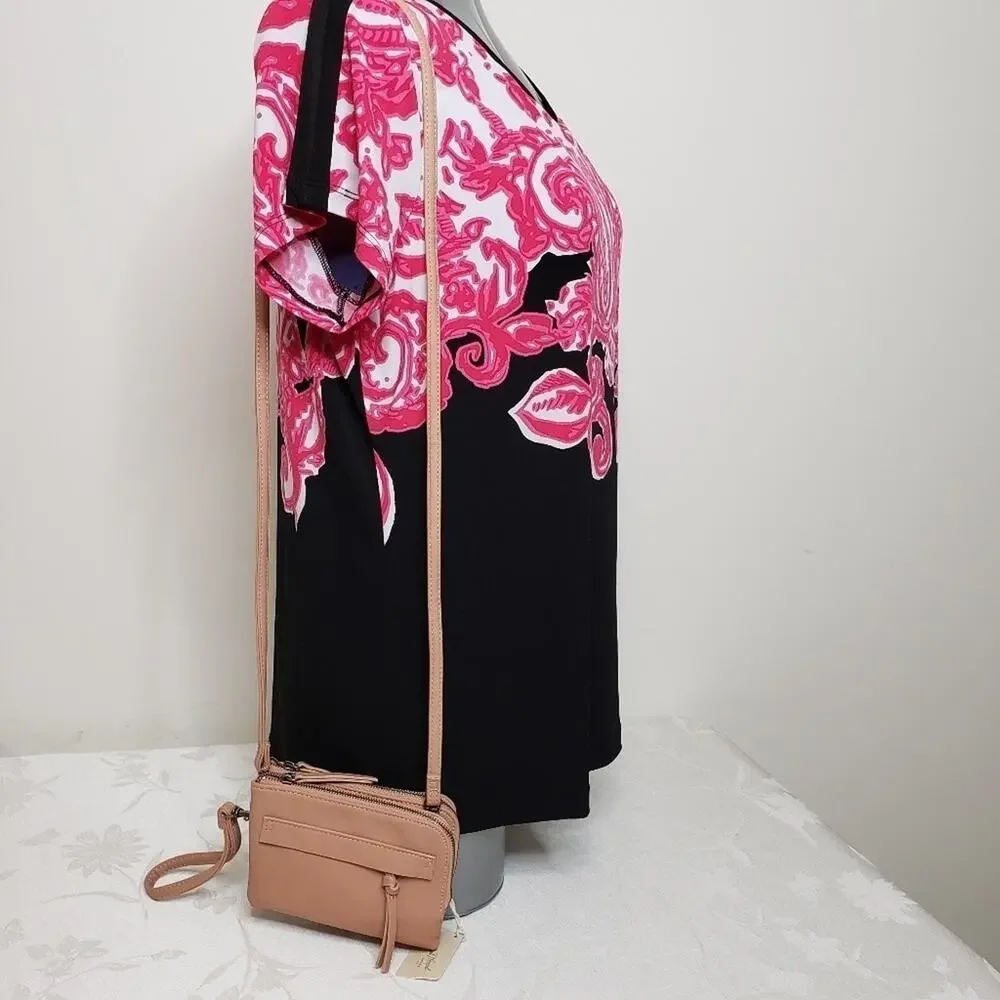 Small Crossbody or Wristlet Blush Bag Universal Thread